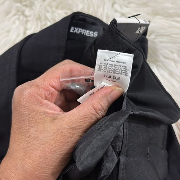 EXPRESS DRESS PANTS TROUSER SUPER HIGH RISE SIZE 12R - Picture 13 of 13